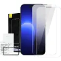 Baseus Crystal tempered glass with 0.3mm anti-dust coating for iPhone 14 Pro (2pcs).
