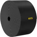 Vevor Landskabskant, 25 cm dybde, 18,5 m total længde, genbrugt HDPE-spiralformet terrassebrædde, fleksibel bøjekant til landskabspleje, græsplæne, have, gårdsplads, mod indtrængende ukrudt, sort