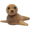 Spring Copenhagen - Trædekoration Mini Seal 9 cm - Natur - Indretningsdetaljer - - Homeroom