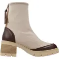 Hispanitas Hispanitastil kvinder. HI243681 Cervo beige ankelstøvler i læder (36), 3-5 cm, Lynlås, Casual