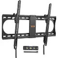 Vevor Universal TV-vægbeslag, lavprofil TV-beslag passer til de fleste 37-70 tommer TV'er, vippebare vægmonterede TV-beslag, maks. VESA 600x400 mm, holder op til 132 lbs