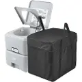 Vevor Portable Toilet Flush Travel Camping 5.3 Gal Commode Potty med bæretaske