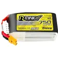 Tattu Batteri R-Line 750mAh 14.8V 95C 4S1P JST-XHR