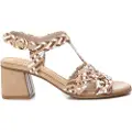 Carmela Carmelatil kvinder. 16219007-BEIGE Sandaler i læder 162190 beige (38), 5-8 cm, Spænder, Casual