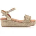 Mtng MTNGtil kvinder. 59906 Sandaler Lita guld (36), Guldfarvet, 3-5 cm, Spænder, Casual