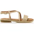 Mtng Mustangtil kvinder. 54493 Sandaler Anais guld (41), Guldfarvet, Stof, Fast, 1-3 cm, Spænder, Casual