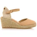 Mtng Mustangtil kvinder. 52194 Beige Austen-sandaler (38), Stof, 8-10, Spænder, Casual
