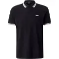Hugo Boss BOSStil mænd. 50469055 Paddy polo shirt sort (M), Casual, Bomuld, Korte ærmer