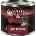 Wild Freedom Adult "Red" 6 x 200 g - kornfri opskrift - Ruby Midnight - Svinekød, oksekød, kanin