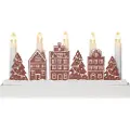 Star Trading - Lysestage Yuletide højde 15 cm - Brun - Adventslysestager - - Homeroom