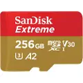 SanDisk Extreme MicroSD/SD - 190MB/s - 256GB