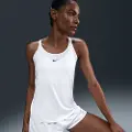 Nike One Classic Dri-FIT-tanktop med stropper til kvinder - hvid