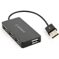 Gembird UHB-U2P4-04 - hub - 4 ports USB hub - 4 ports - Sort