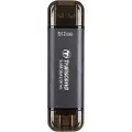 Transcend Esd310 512gb Usb-c Usb 3.2 Gen 2x1 Ekstern Ssd