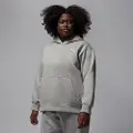 Jordan Brooklyn-pullover-hættetrøje i fleece til kvinder (plus size) - grå