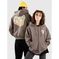 Nike SB Fleece Pull-Over Skate Hættetrøje med lynlås brun