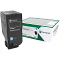 Lexmark CS827/CX827 toner cyan (Return) 15k 73B20C0 Modsvarer: N/A
