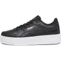 Puma Carina Street Youth Sneakers, Shoes, Black/Black/Rose Gold, 38.5