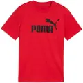 Puma ESS No. 1 Logo Tee Youth, Shop, Red, 13-14Y