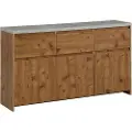Loft 24 - Skænk Maribo 3 låger/3 skuffer - Brun - Skænke & sideboards - - Homeroom
