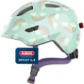 ABUS Smiley 3.0 LED, cykelhjelm, junior, blue rainbow