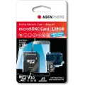 Agfa Micro Sdxc Uhs I 128gb High Speed U3/v30/a1 Hukommelseskort