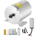 Vevor 2000W elektrisk børsteløs DC-motorsæt - 48V 4300 o/min motor med opgraderet hastighedsregulator og gashåndtag til gokarts, elcykel, motorcykel, scooter, gør-det-selv