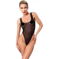 Noir - gennemsigtig bodystocking (sort) - XL