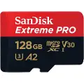 SanDisk Extreme Pro 128 Gb Microsdxc Uhs-i Klasse 10 128gb Microsdxc Uhs-i