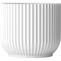 Lyngby Porcelæn Blomsterpotte 18 cm, hvid, porcelæn, Lyngby