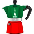 Bialetti Moka Express Italia Tricolor Collection Kaffemaskine 3 Kopper