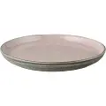 Bitz Desserttallerken 21 cm, grå/rosa, Bitz