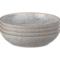 Denby - Pastatallerken Studio Grey 22 cm 4-pak - Grå - Tallerkener - - Homeroom
