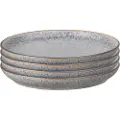 Denby - Tallerken Coupe Studio Grey 21 cm 4-pak - Grå - Asietter - - Homeroom