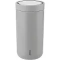 Stelton Rejsekop TO GO CLICK 200 ml, blød lysegrå, Stelton
