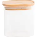 Pebbly Beholdere til opbevaring af mad PKV-005 800 ml, glas/bambus, Pebbly