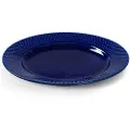 Lyngby Porcelæn Desserttallerken RHOMBE 23 cm, mørkeblå, Lyngby