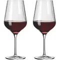 Ritzenhoff - Rødvinsglas Sternschliff 2-pak - Transparent - Vinglas - - Homeroom