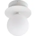 Globen Lighting - Væglampe/Plafond Art Deco 24 IP44 - Hvid - Væglamper - - Homeroom