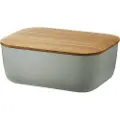 Rig-Tig Smørfad BOX-IT 15 cm, varm grå, plastik / bambus, RIG-TIG