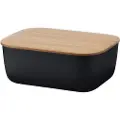 Rig-Tig Smørfad BOX-IT 15 cm, sort, plastik / bambus, RIG-TIG
