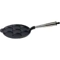 Carl Victor - Blinispande i støbejern Diameter 23 cm - Sort - Stegepander & grillpander - - Homeroom