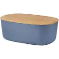 Rig-Tig Brødkasse BOX-IT 34 cm, mørk blå, plastik / bambus, RIG-TIG