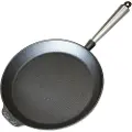 Carl Victor - Stegepande i støbejern Diameter 28 cm - Sort - Stegepander & grillpander - - Homeroom