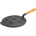 Carl Victor - Blinispande i støbejern 23 cm - Sort - Stegepander & grillpander - - Homeroom