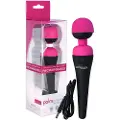 PalmPower Wand - genopladelig massagevibrator (pink-sort)