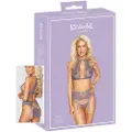Kissable - kysseklar blonder lingerisæt (lilla) - L/XL