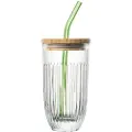 La Rochère - Smoothieglas med låg og sugerør Ouessant 1 stk. La Rochere - Transparent - Glas - - Homeroom