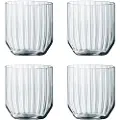 Spiegelau Whiskyglas LINEAR 345 ml, sæt med 4 stk, klar, Spiegelau