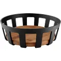 Eva Solo Brødkurv NORDIC KITCHEN 22 x 7 cm, sort, plast/bambus, Eva Solo